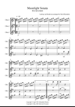 Moonlight Sonata for (1st movement) for Oboe Trio
