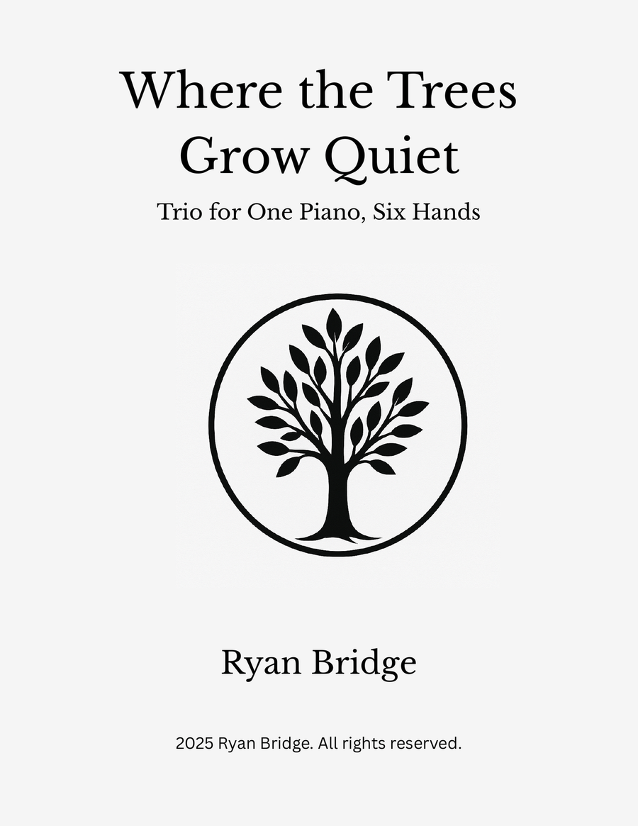 Where the Trees Go Quiet Where the Trees Go Quiet Piano Trio scores gallery preview page 1