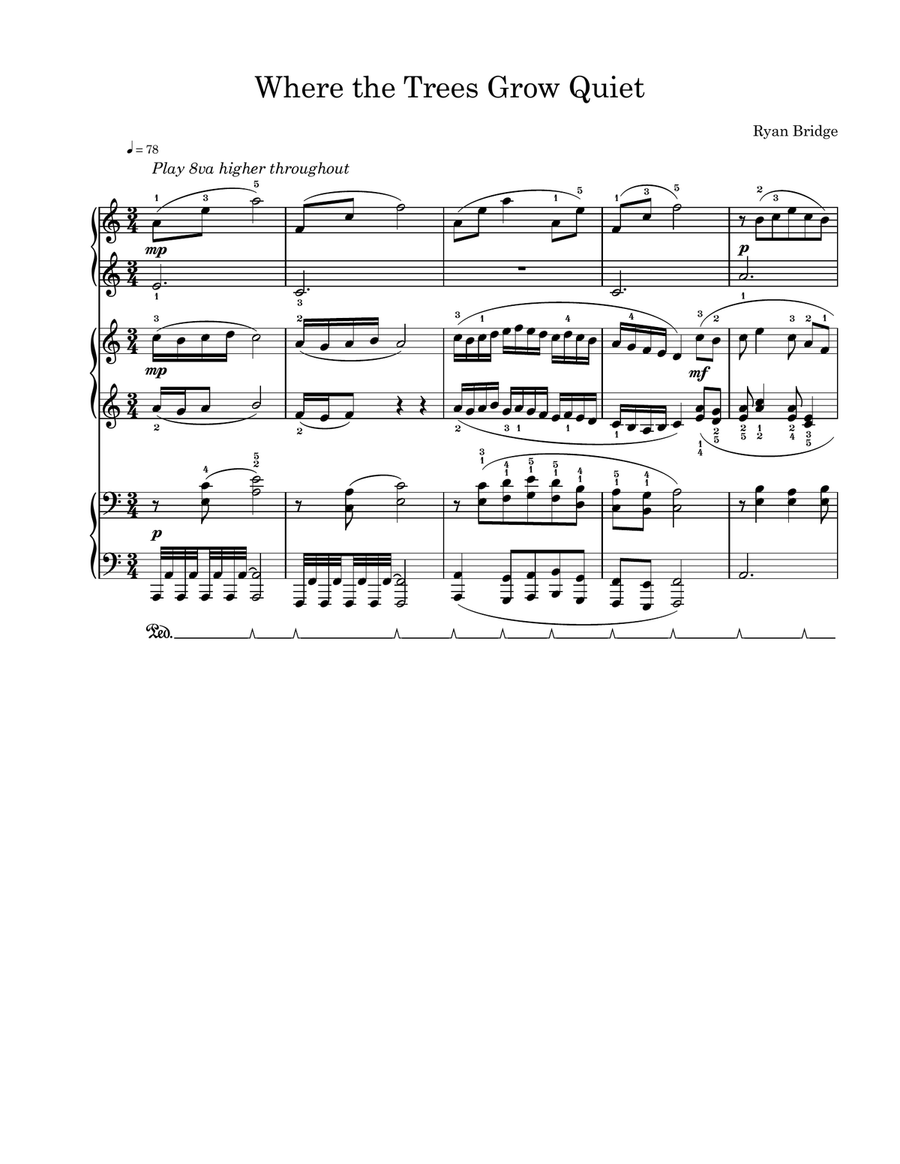 Where the Trees Go Quiet Where the Trees Go Quiet Piano Trio scores gallery preview page 2