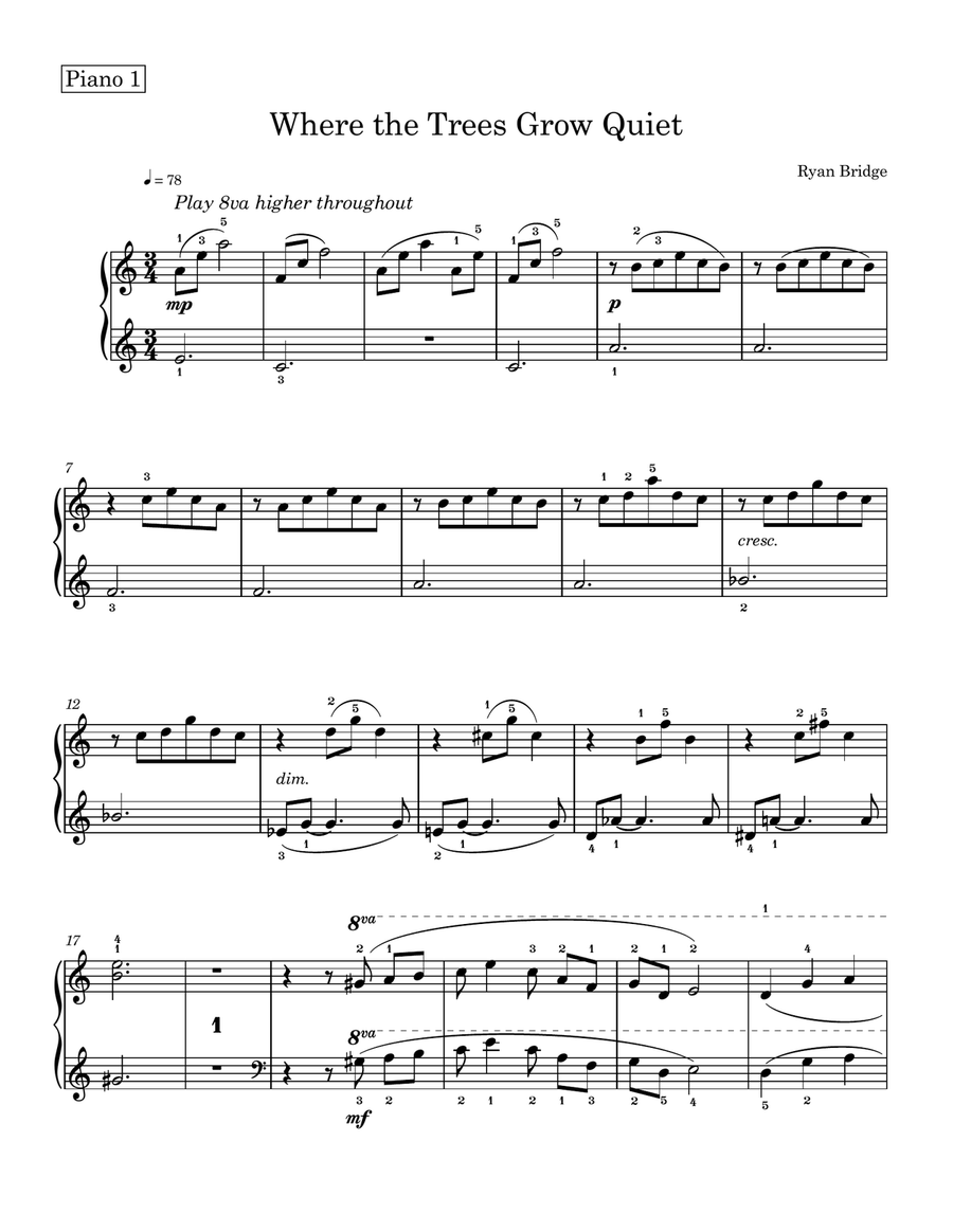Where the Trees Go Quiet Where the Trees Go Quiet Piano Trio scores gallery preview page 6