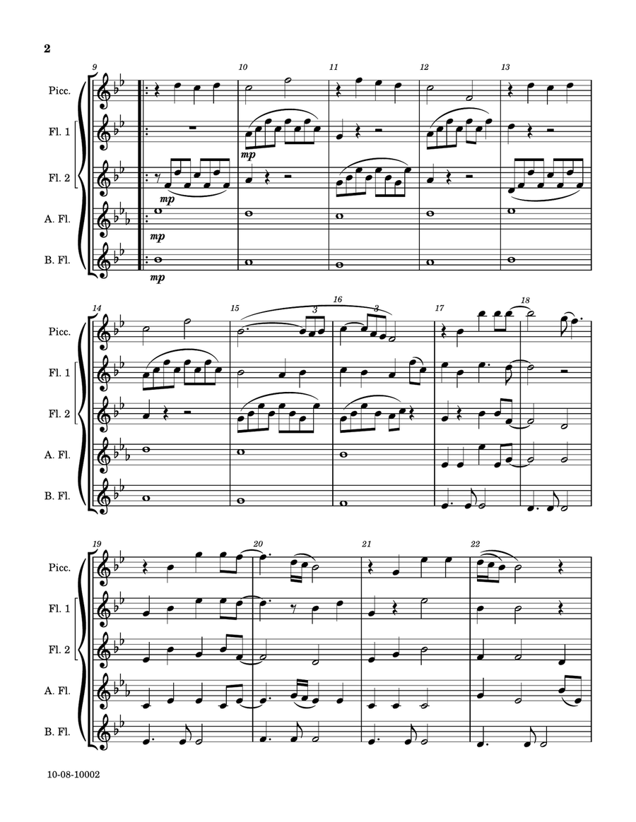Where Are You Christmas? Where Are You Christmas? Flute Choir scores gallery preview page 2