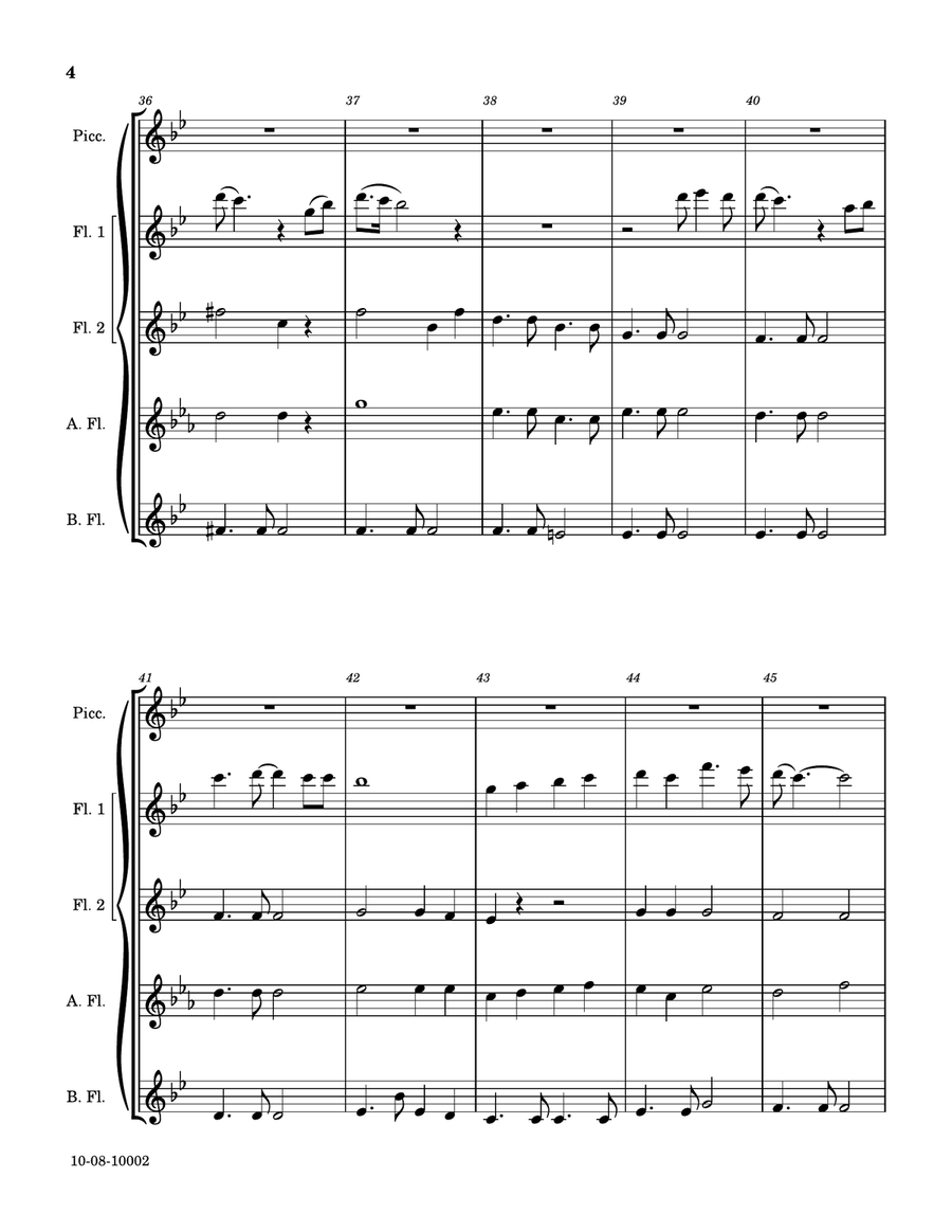 Where Are You Christmas? Where Are You Christmas? Flute Choir scores gallery preview page 4