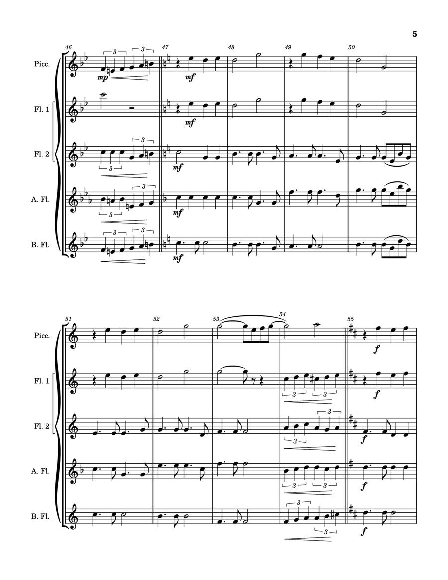 Where Are You Christmas? Where Are You Christmas? Flute Choir scores gallery preview page 5