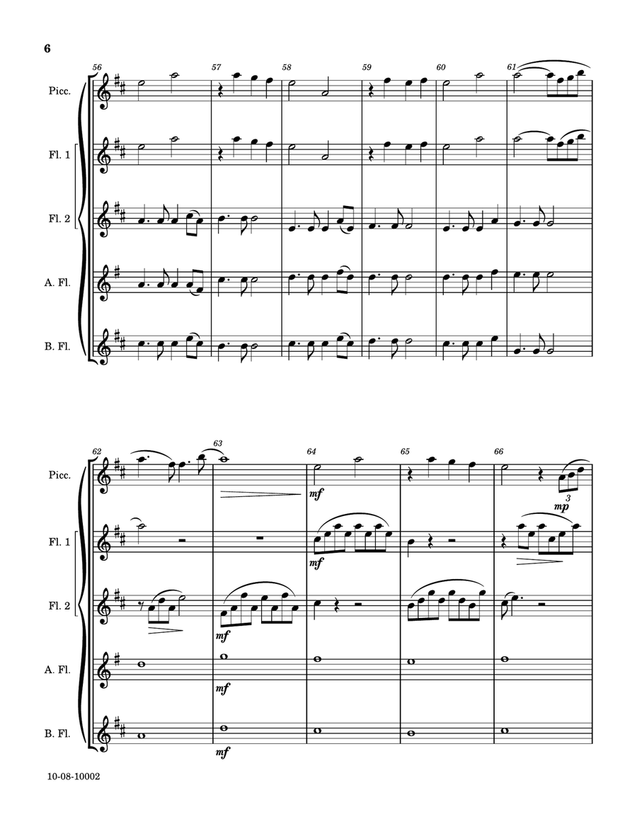 Where Are You Christmas? Where Are You Christmas? Flute Choir scores gallery preview page 6