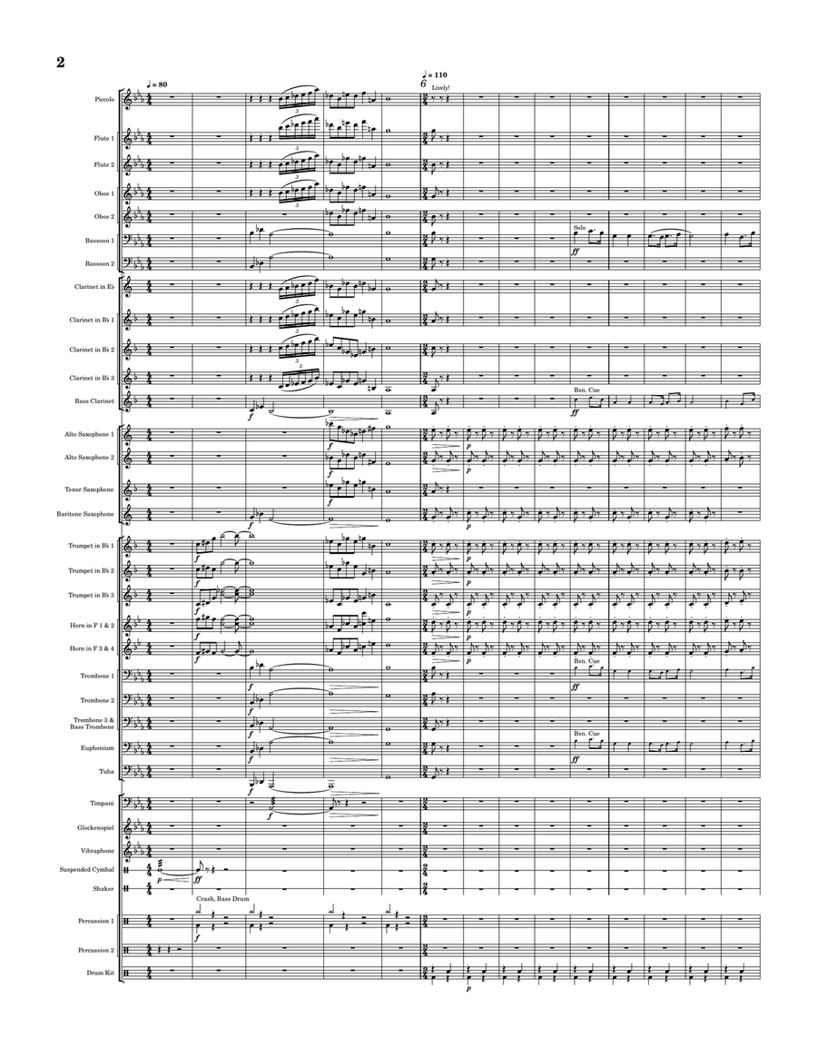 Bizet: Carmen Bizet: Carmen Concert Band scores gallery preview page 2