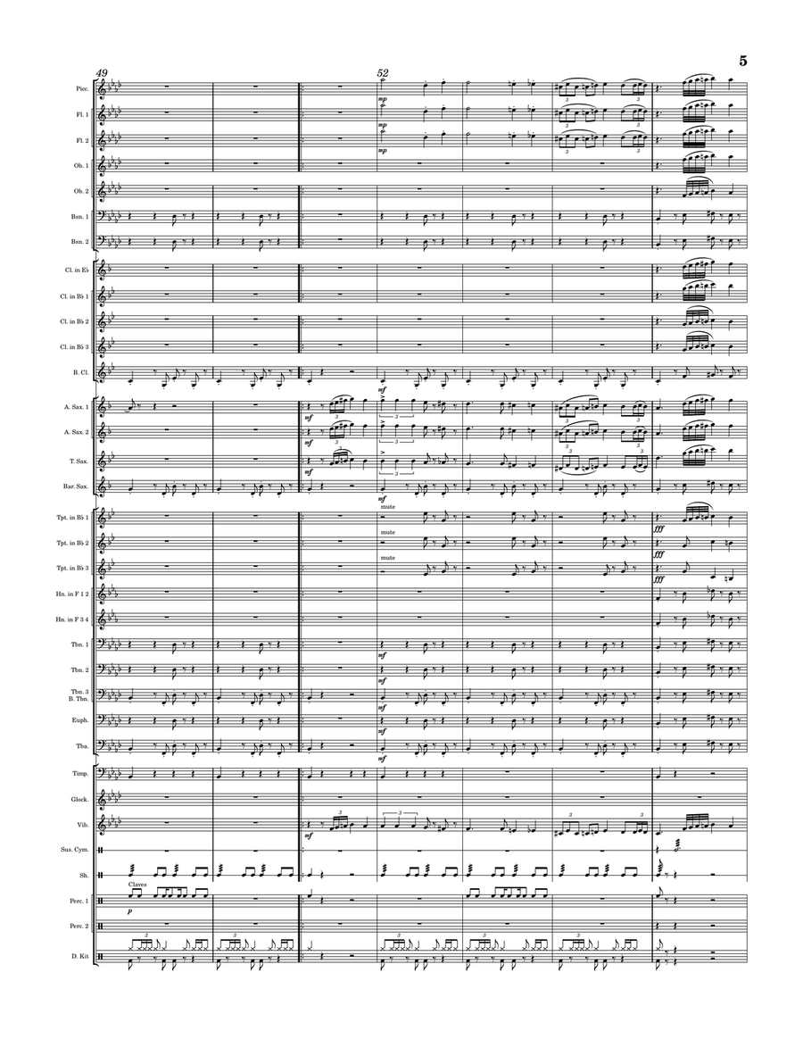 Bizet: Carmen Bizet: Carmen Concert Band scores gallery preview page 5