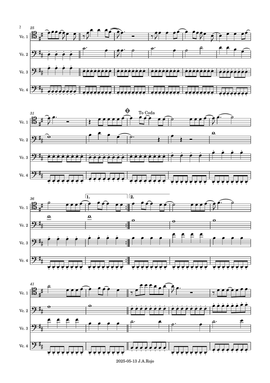 Dancing In The Dark String Quartet scores gallery preview page 2