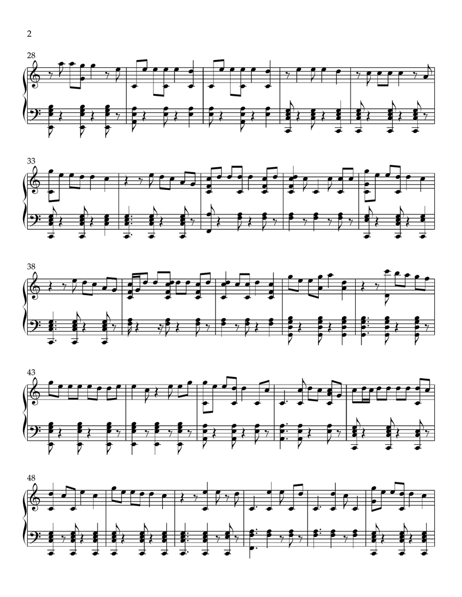 Call Me When You Break Up Easy Piano scores gallery preview page 2