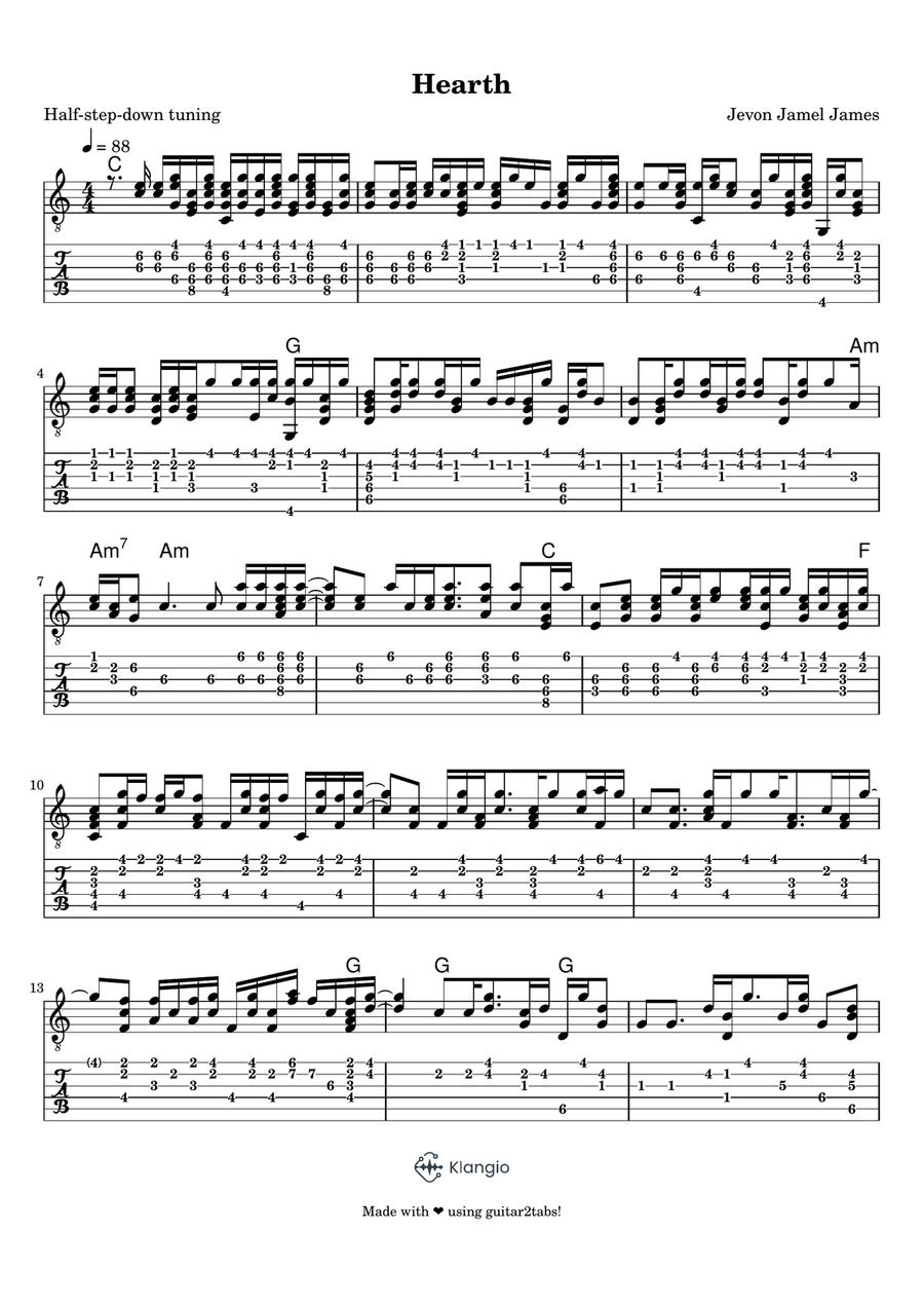 Heart Heart Electric Guitar scores gallery preview page 1