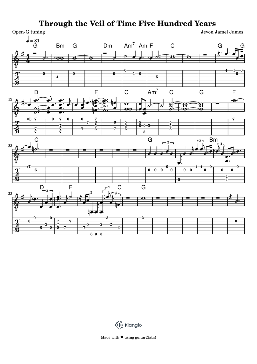 Time Time Electric Guitar scores gallery preview page 1