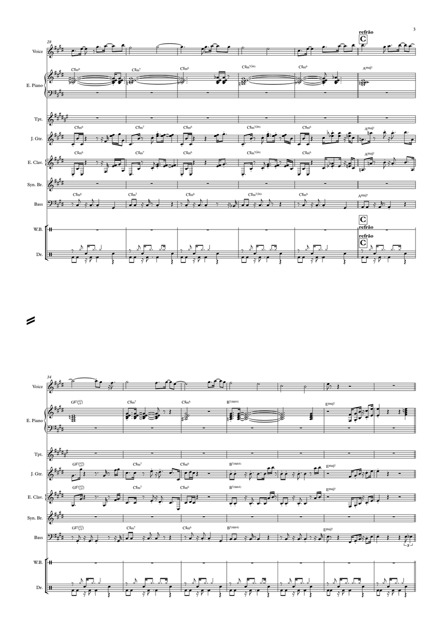 Isn't She Lovely Concert Band scores gallery preview page 3
