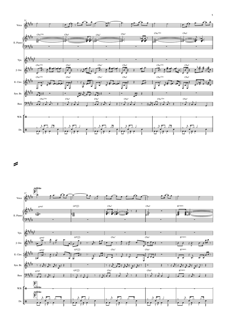 Isn't She Lovely Concert Band scores gallery preview page 5