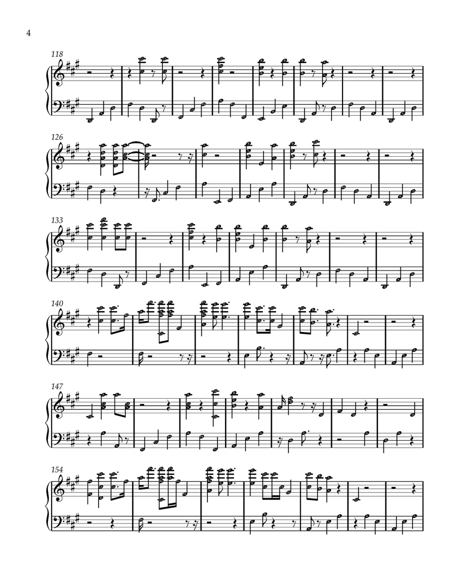 Nothing I Need Nothing I Need Piano Solo scores gallery preview page 4