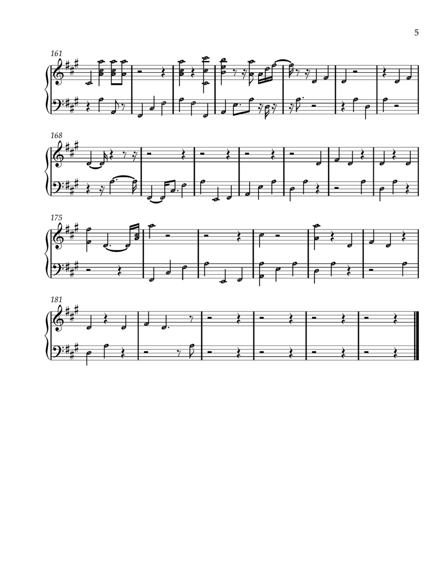 Nothing I Need Nothing I Need Piano Solo scores gallery preview page 5