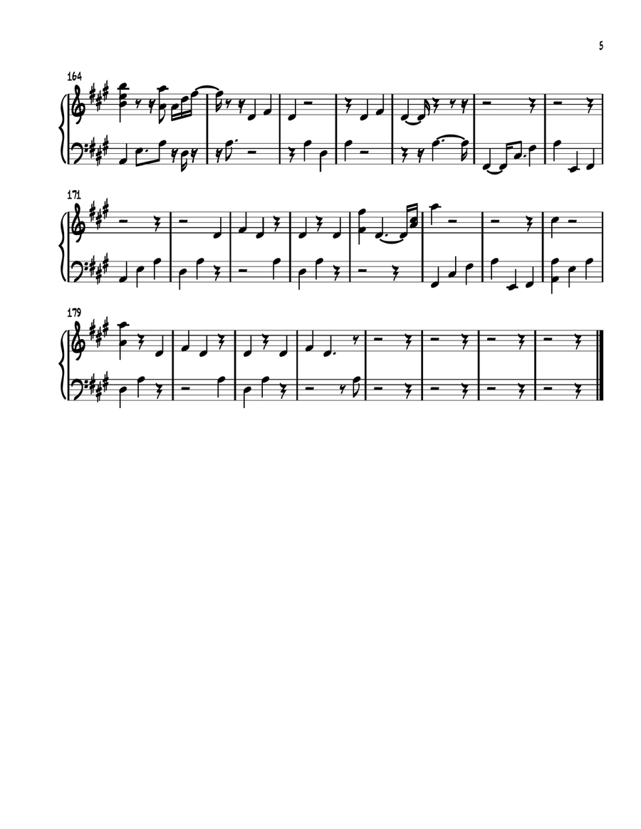 Nothing I Need Nothing I Need Piano Solo scores gallery preview page 5