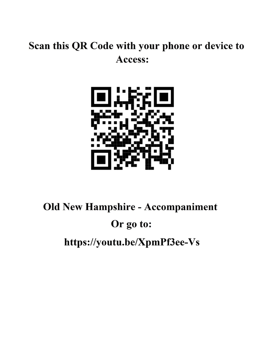 Old New Hampshire - for Bb Soprano/Bb Bass/Bb Contrabass Clarinet with Piano Accompaniment B-Flat Clarinet scores gallery preview page 2