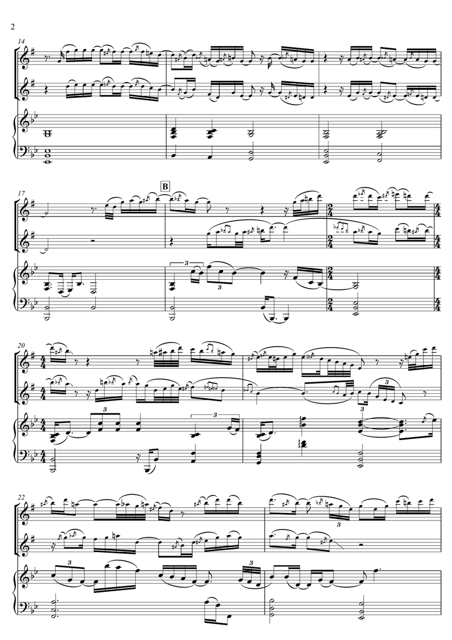 Goodness Of God Goodness Of God Woodwind Duet scores gallery preview page 2