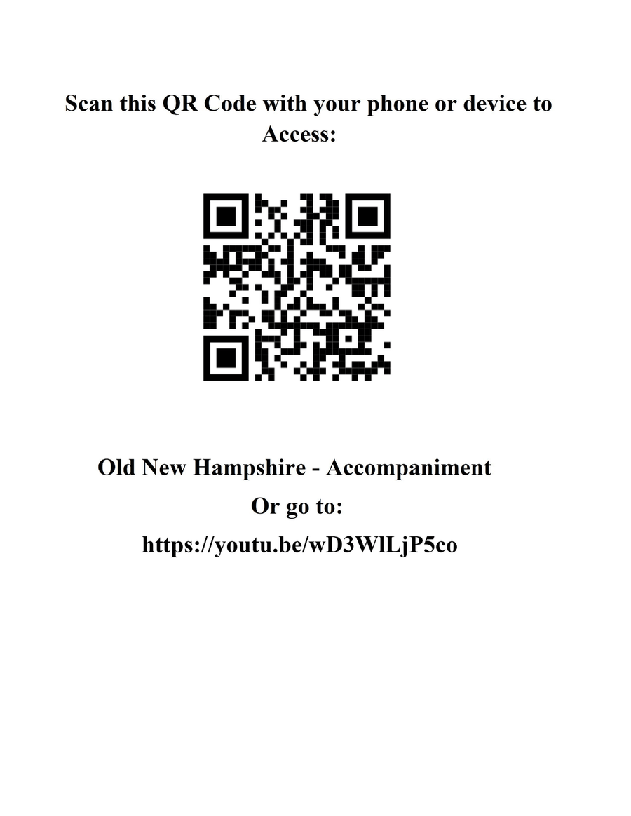 Old New Hampshire - for Eb Soprano/Eb Alto/Eb Contra Alto Clarinet with Piano Accompaniment E-Flat Clarinet scores gallery preview page 2