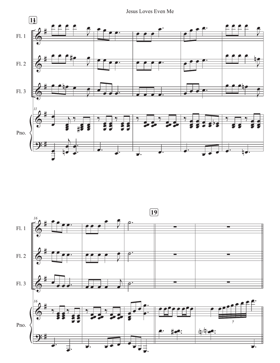 Jesus Loves Even Me Jesus Loves Even Me Woodwind Trio scores gallery preview page 2