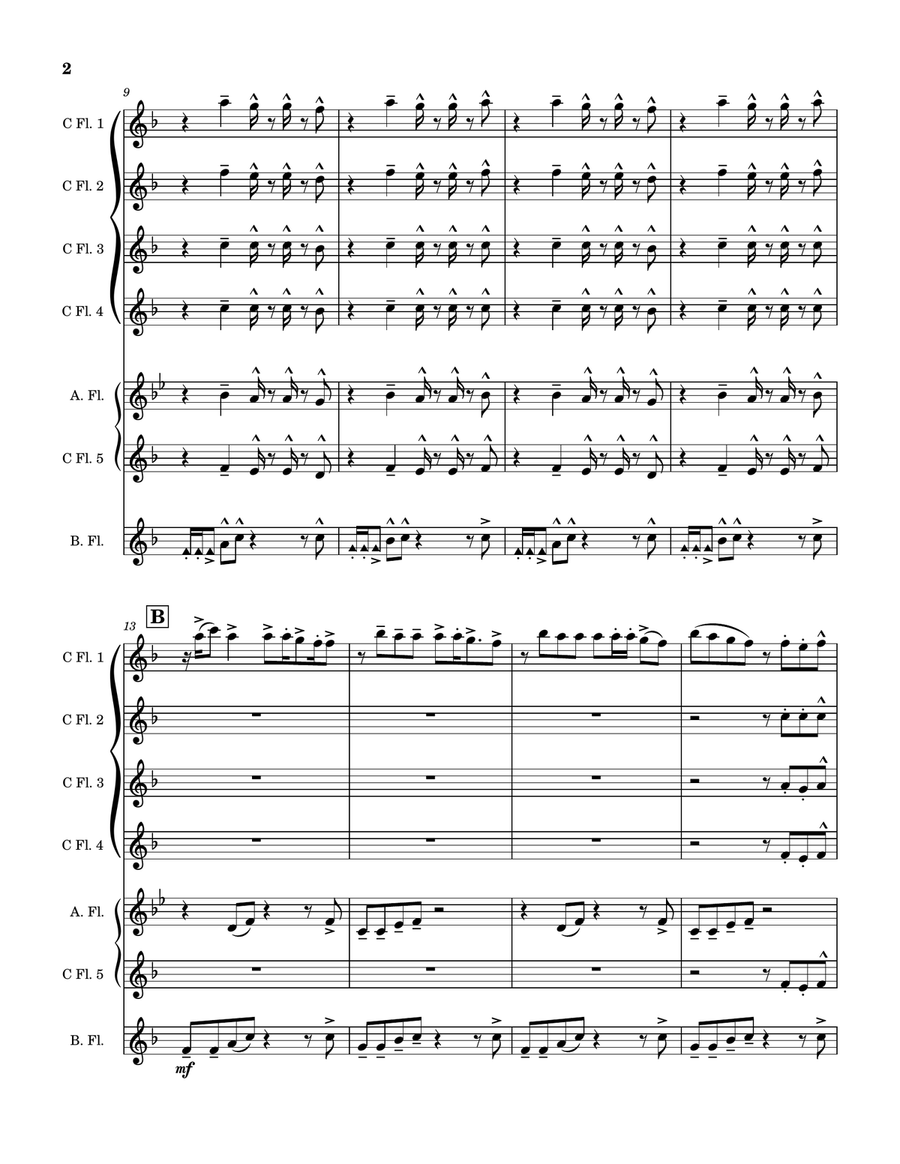 You Can Call Me Al You Can Call Me Al Flute Choir scores gallery preview page 2