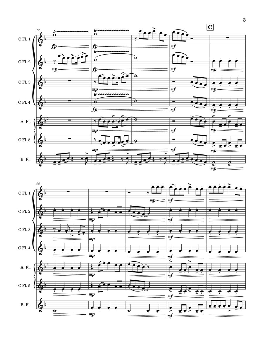 You Can Call Me Al You Can Call Me Al Flute Choir scores gallery preview page 3