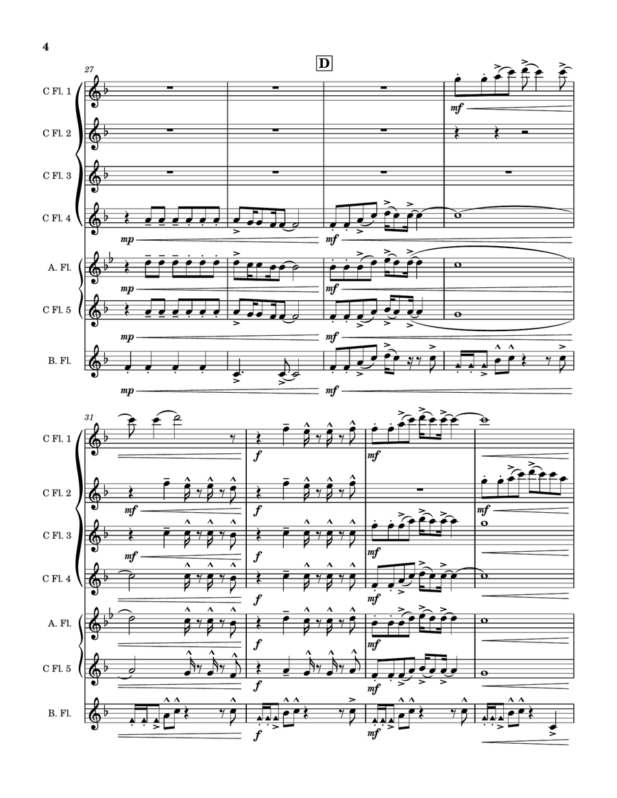 You Can Call Me Al You Can Call Me Al Flute Choir scores gallery preview page 4