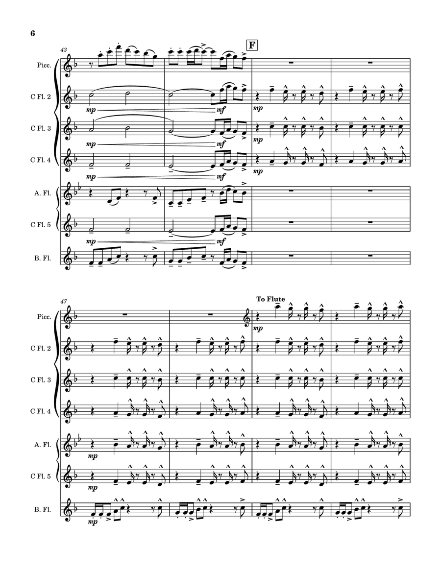 You Can Call Me Al You Can Call Me Al Flute Choir scores gallery preview page 6