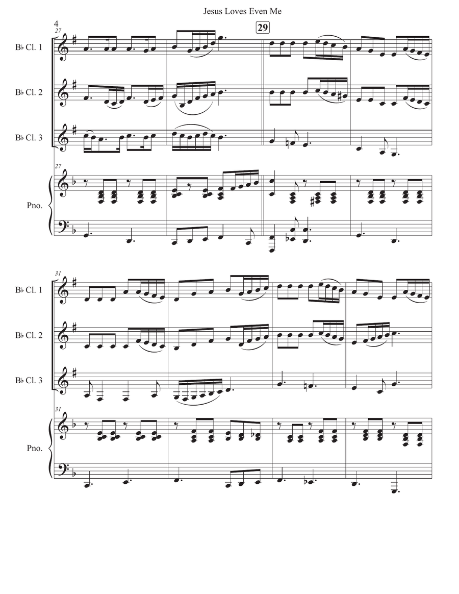 Jesus Loves Even Me Jesus Loves Even Me Woodwind Trio scores gallery preview page 4