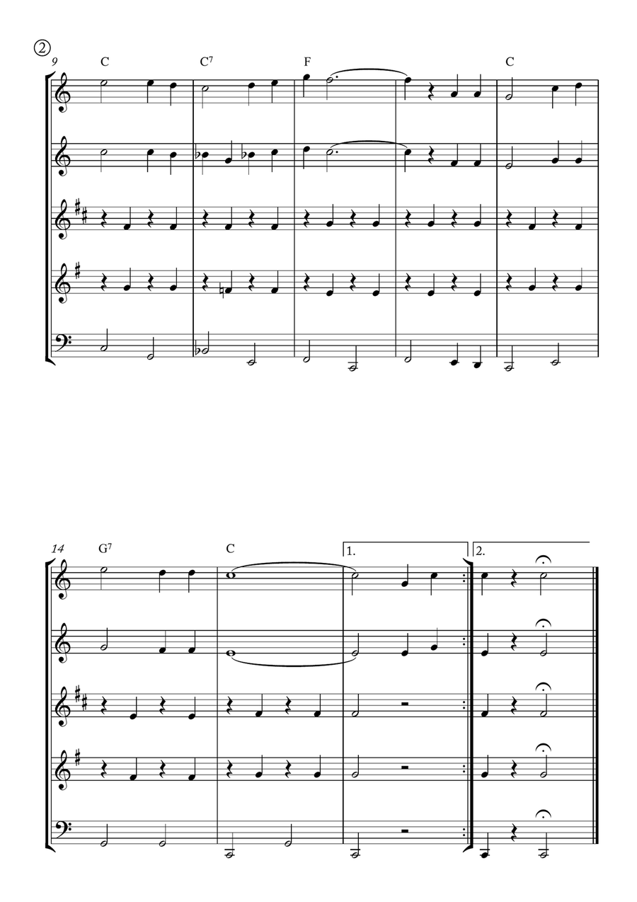 Red River Valley Red River Valley Woodwind Quintet scores gallery preview page 2