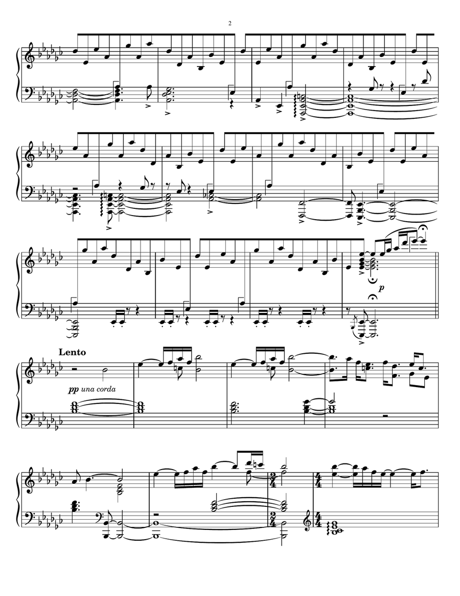 Slow Dance Piano Solo scores gallery preview page 2