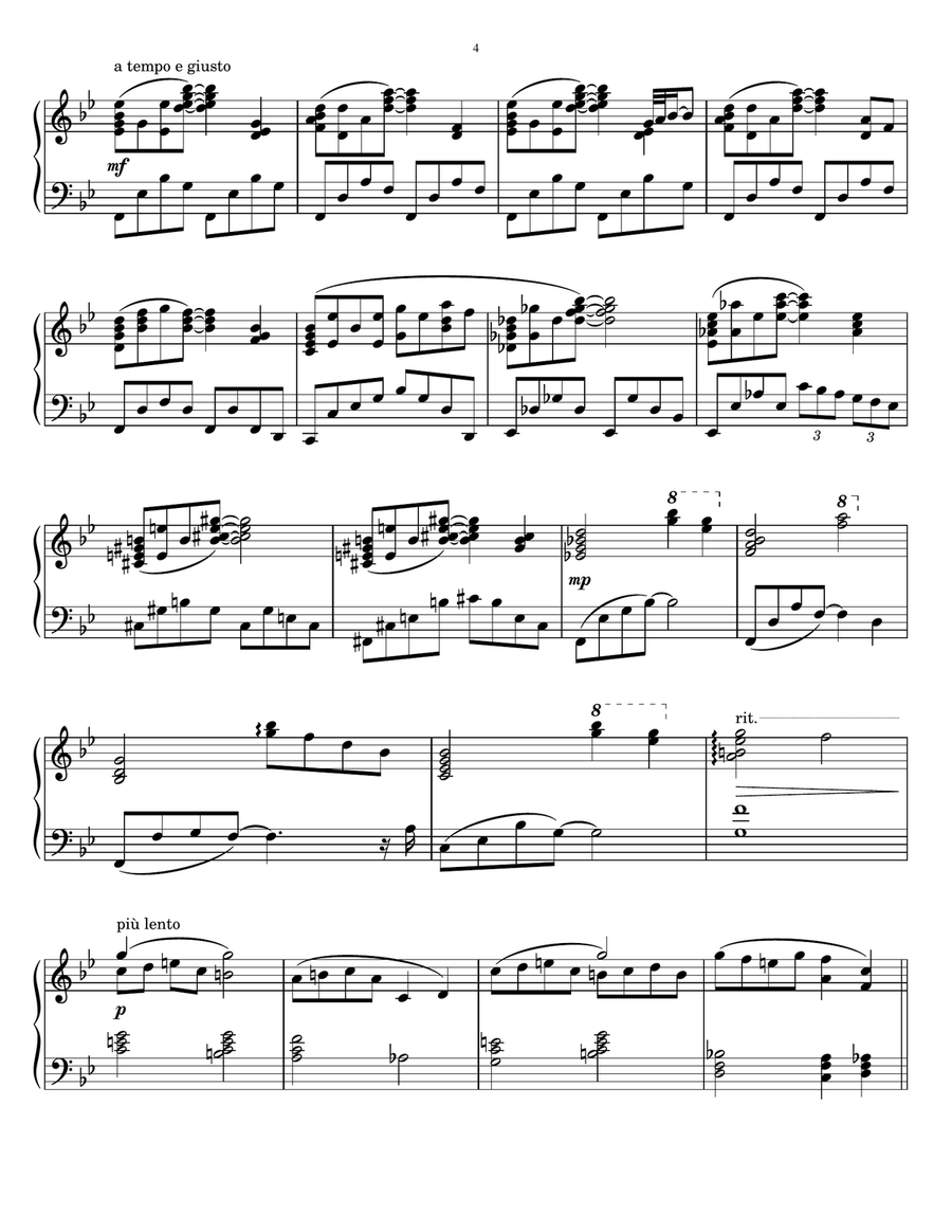 Slow Dance Piano Solo scores gallery preview page 4