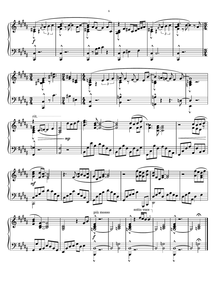 Slow Dance Piano Solo scores gallery preview page 6