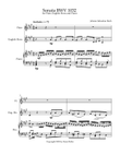 Bach's Sonata BWV 1032 for Flute, English Horn and Piano