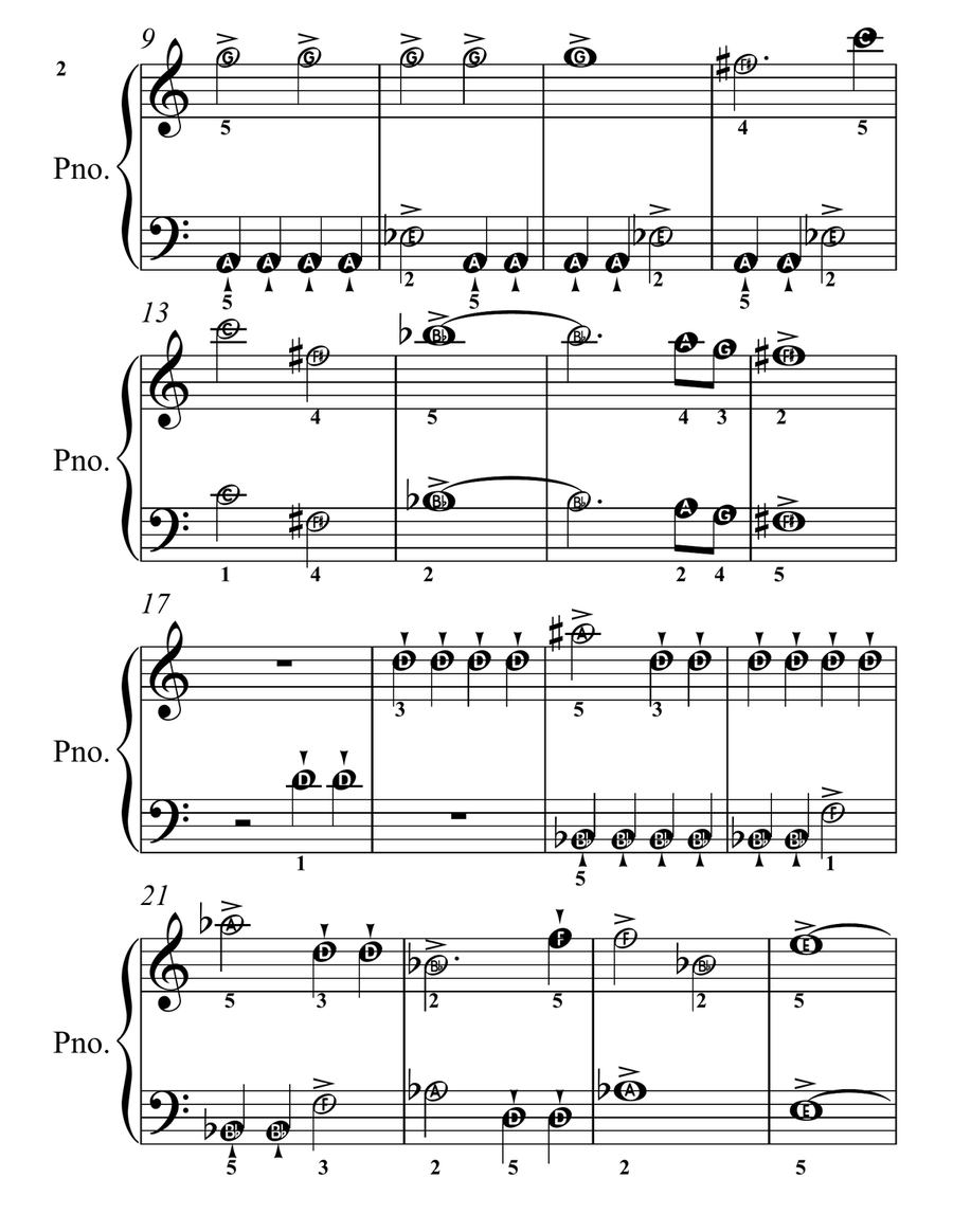 Hens and Roosters for Easy Piano Piano Method scores gallery preview page 4