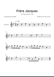 Frère Jacques - Solo Piano in Ab Major Easy/Beginner