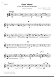 Goin' Home (New World Symphony) - String Orchestra (Individual Parts)