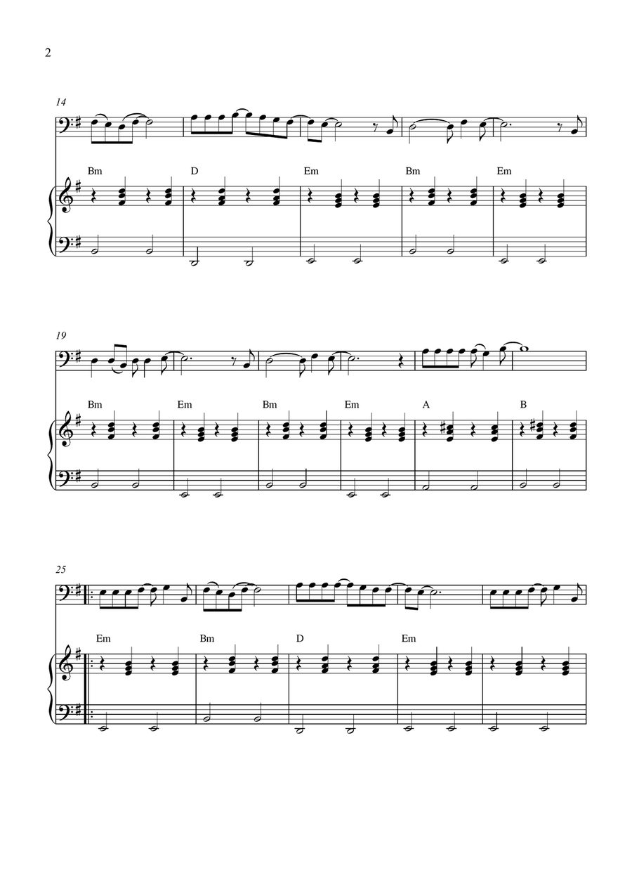 Times Like These Times Like These Piano scores gallery preview page 2