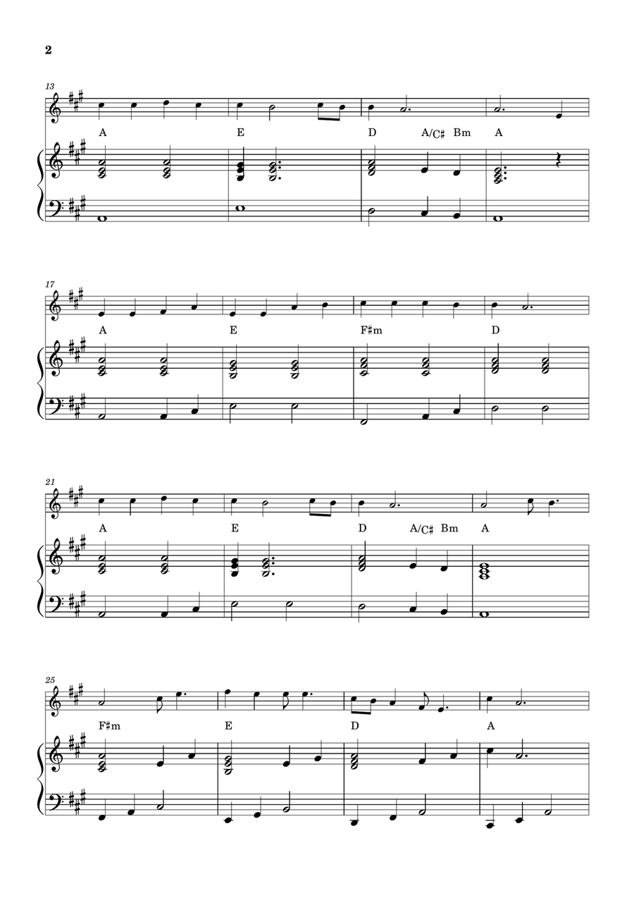 Let It Be Violin Solo scores gallery preview page 2