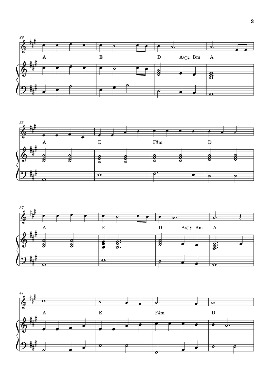 Let It Be Violin Solo scores gallery preview page 3