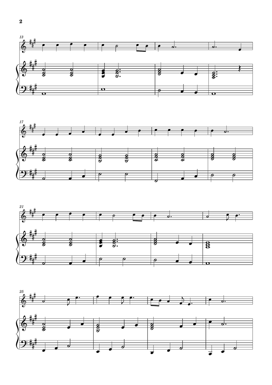 Let It Be Violin Solo scores gallery preview page 2