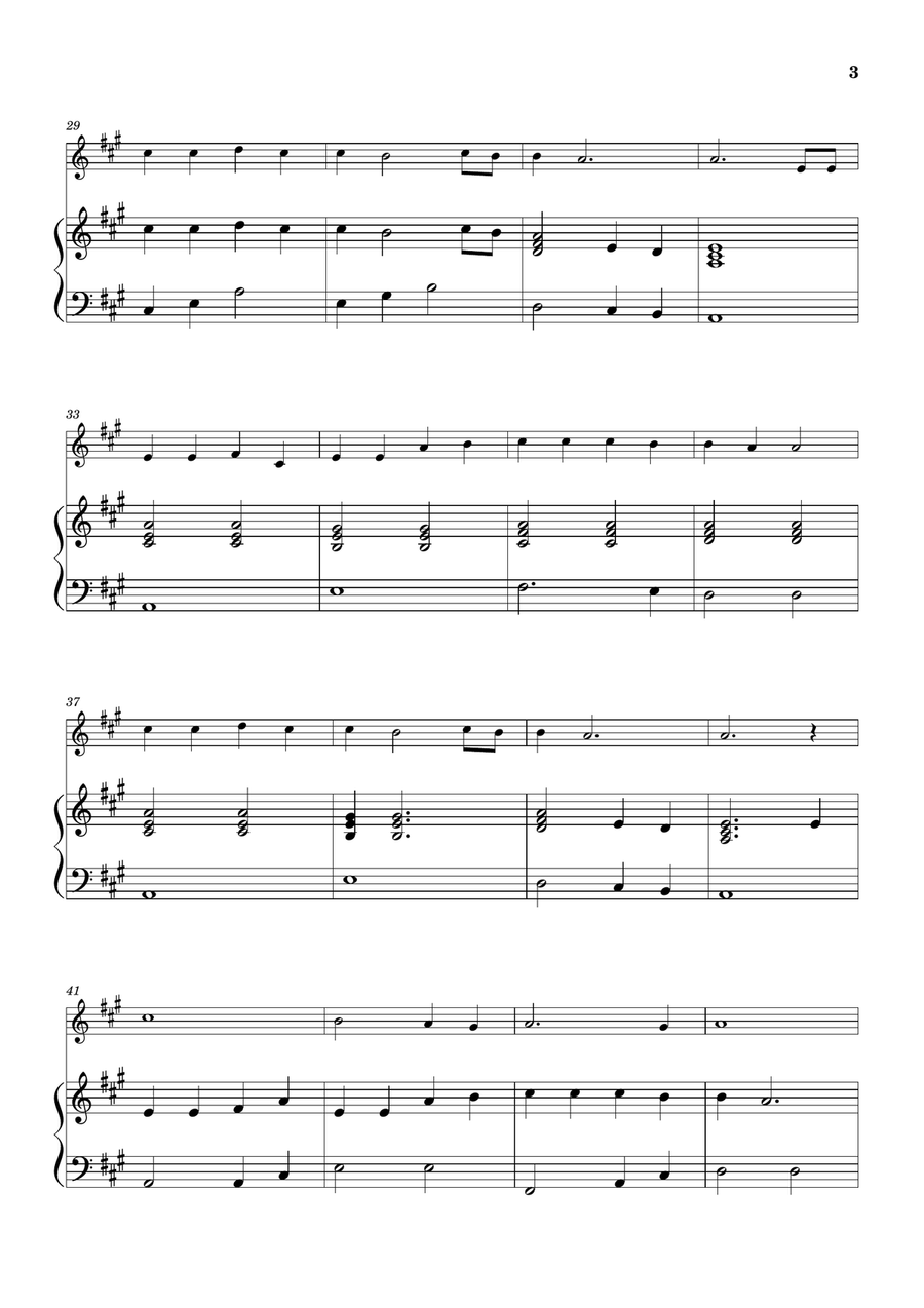 Let It Be Violin Solo scores gallery preview page 3