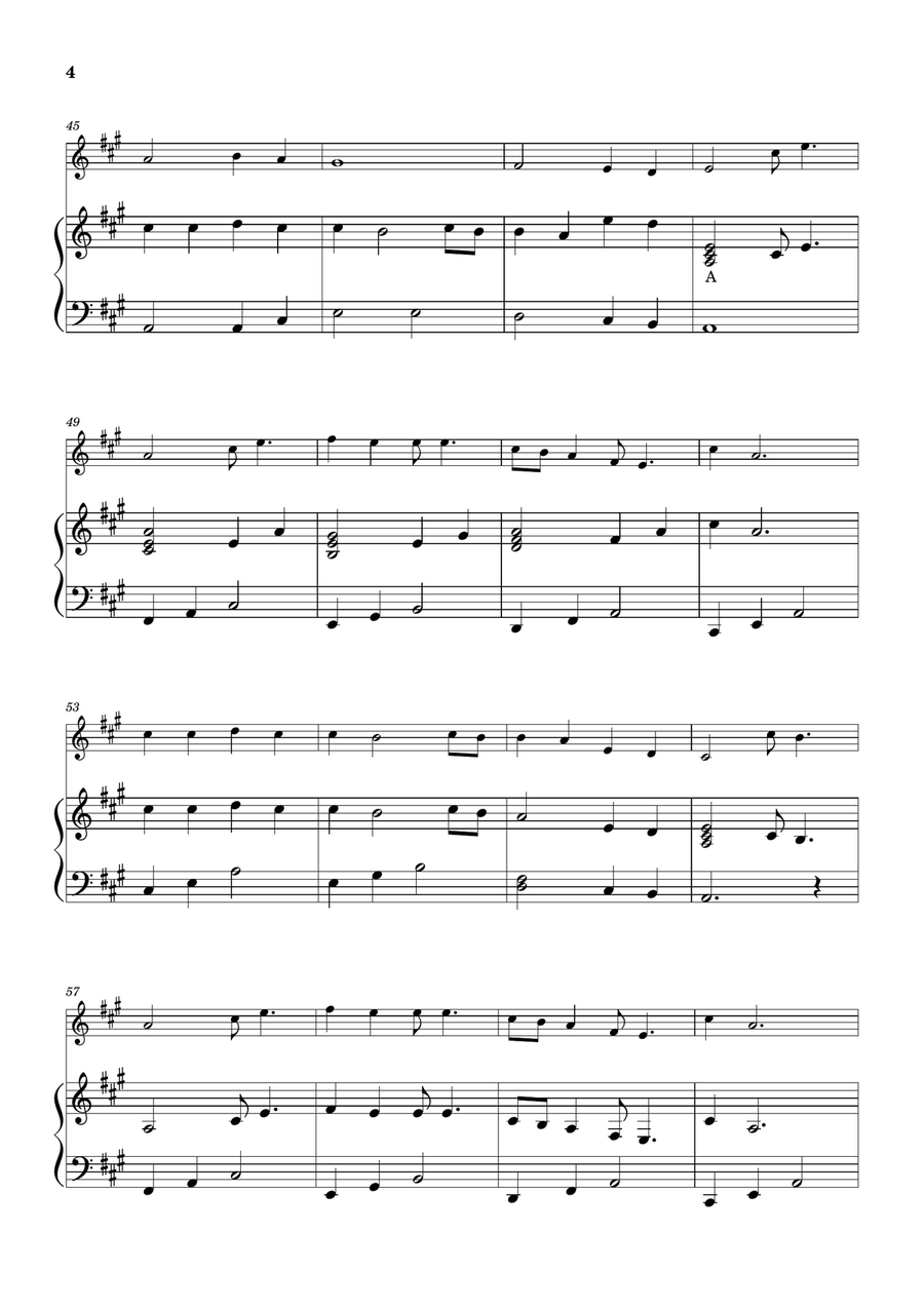 Let It Be Violin Solo scores gallery preview page 4