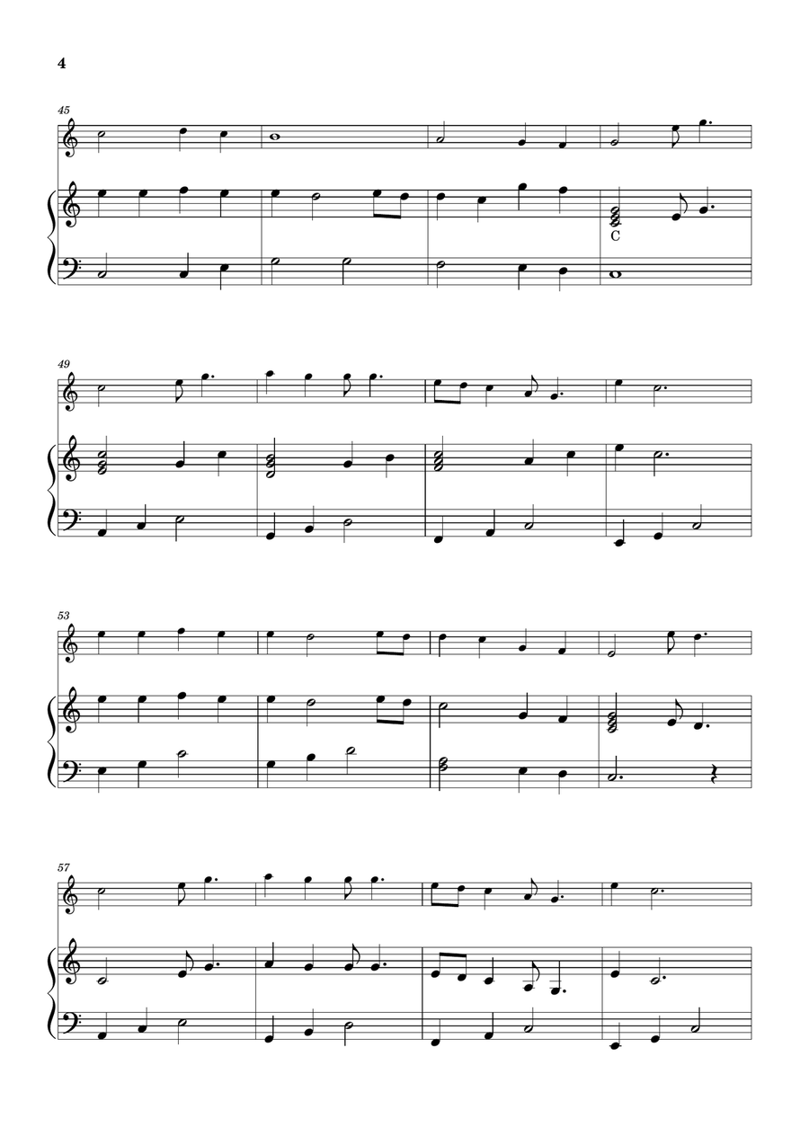 Let It Be Violin Solo scores gallery preview page 4