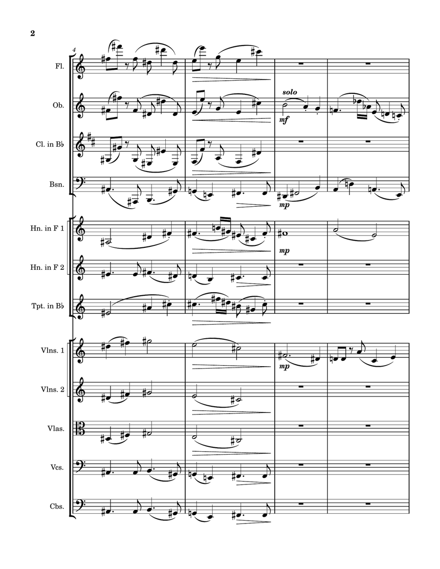 Sinfonia #69 Chamber Orchestra scores gallery preview page 2