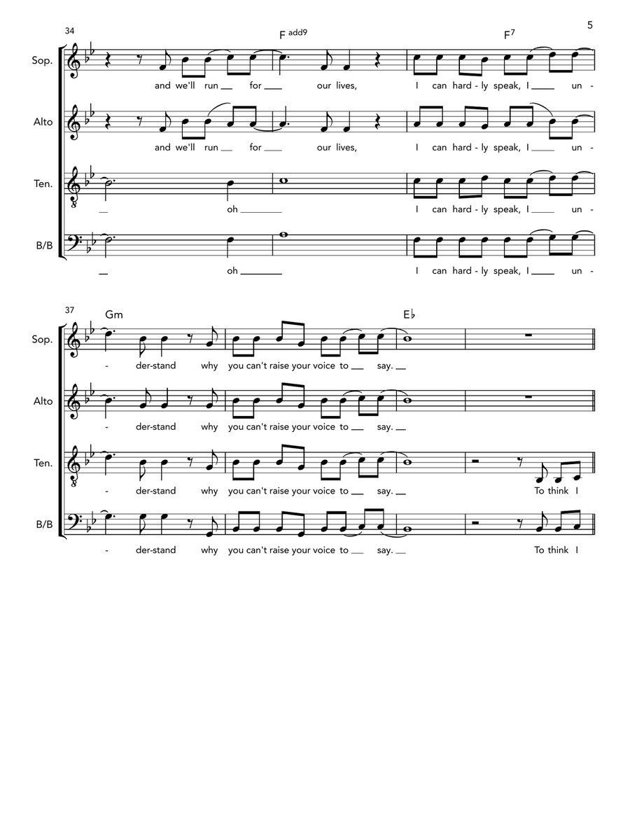 Run Run Divisi scores gallery preview page 6
