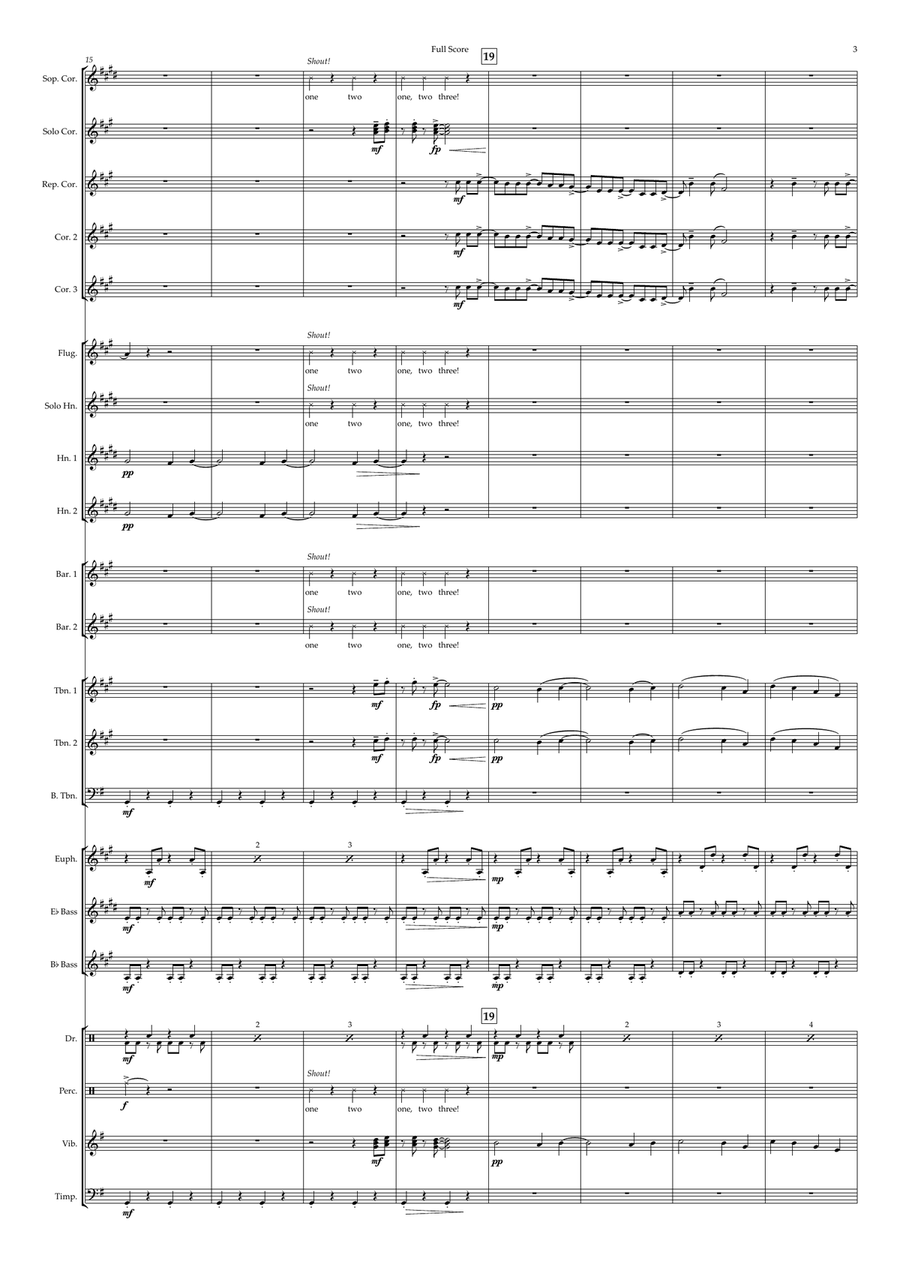 What The Hell Just Happened Brass Band scores gallery preview page 3