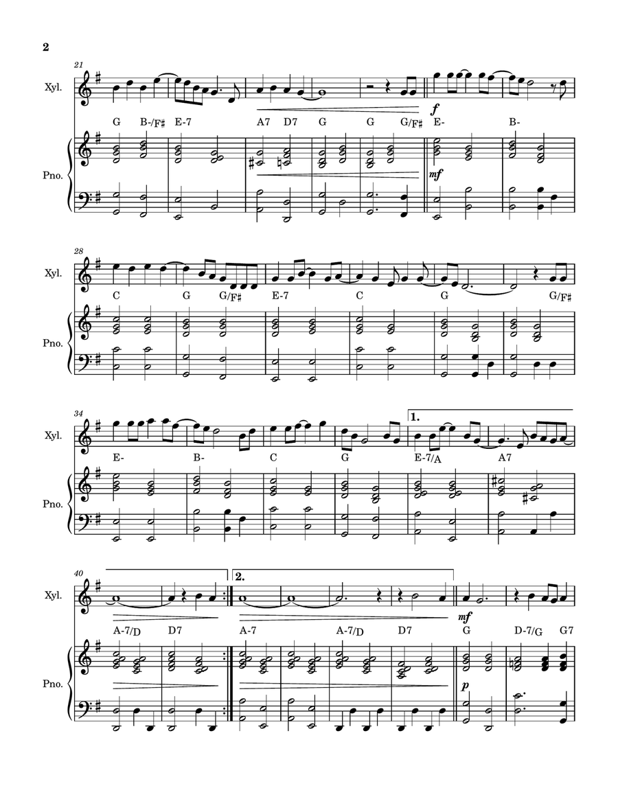 Desperado Piano scores gallery preview page 2
