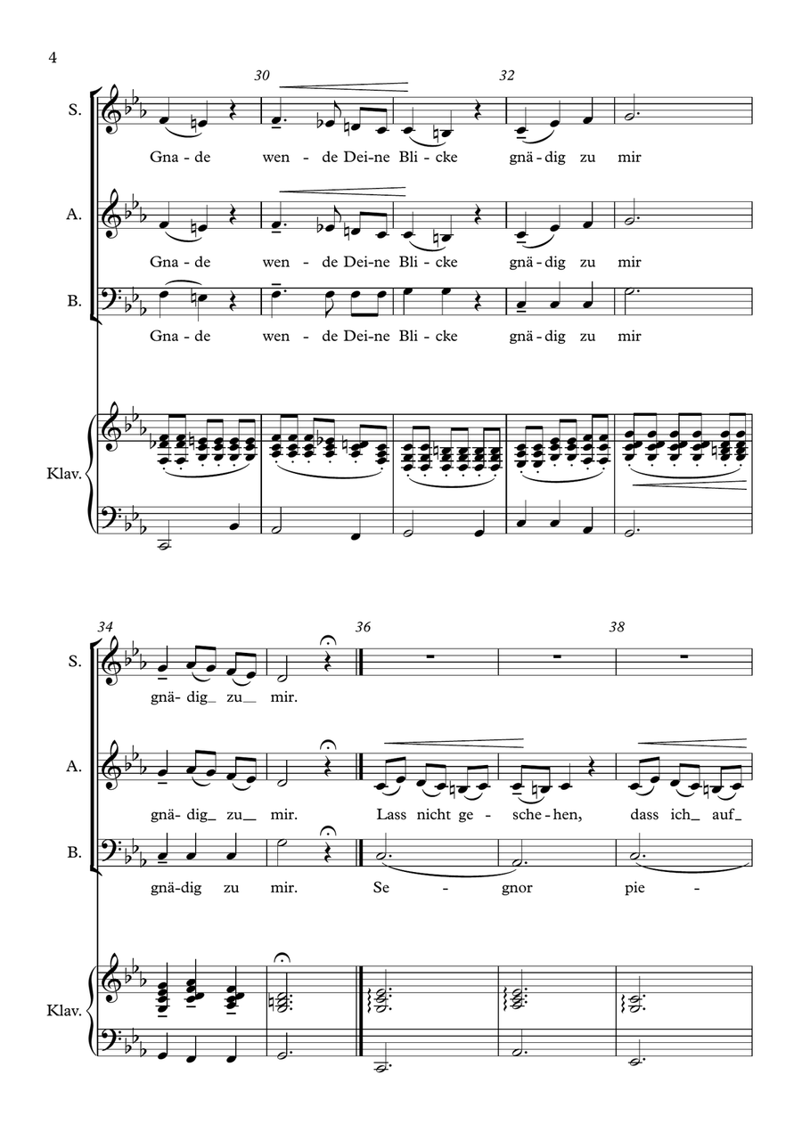 Pieta Signore Pieta Signore 3-Part scores gallery preview page 4