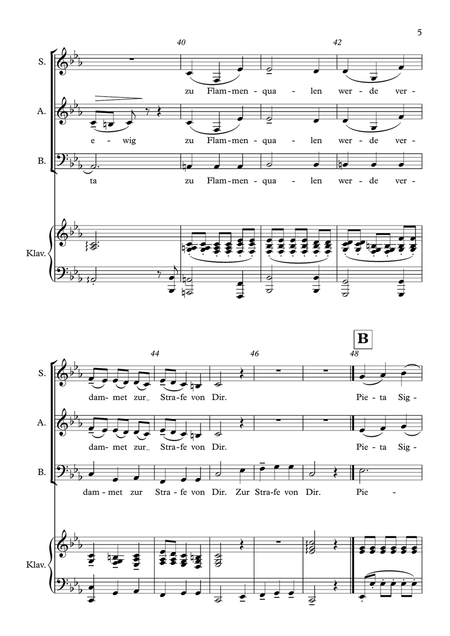 Pieta Signore Pieta Signore 3-Part scores gallery preview page 5