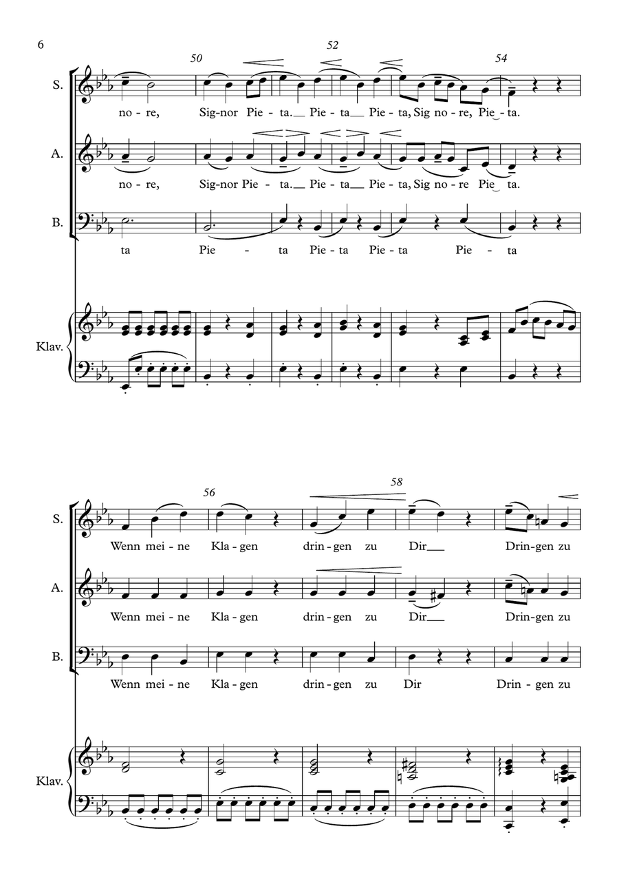 Pieta Signore Pieta Signore 3-Part scores gallery preview page 6